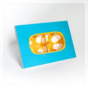 Protihluková elektroinstalační krabice dvojitá LPI 2